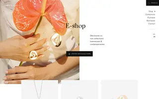 Paola Krauze homepage website preview