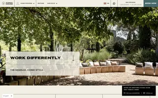 Iconic House homepage website preview