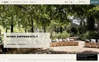 Iconic House homepage website preview