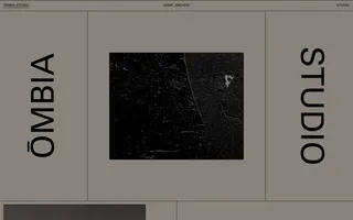 Ombia homepage website preview