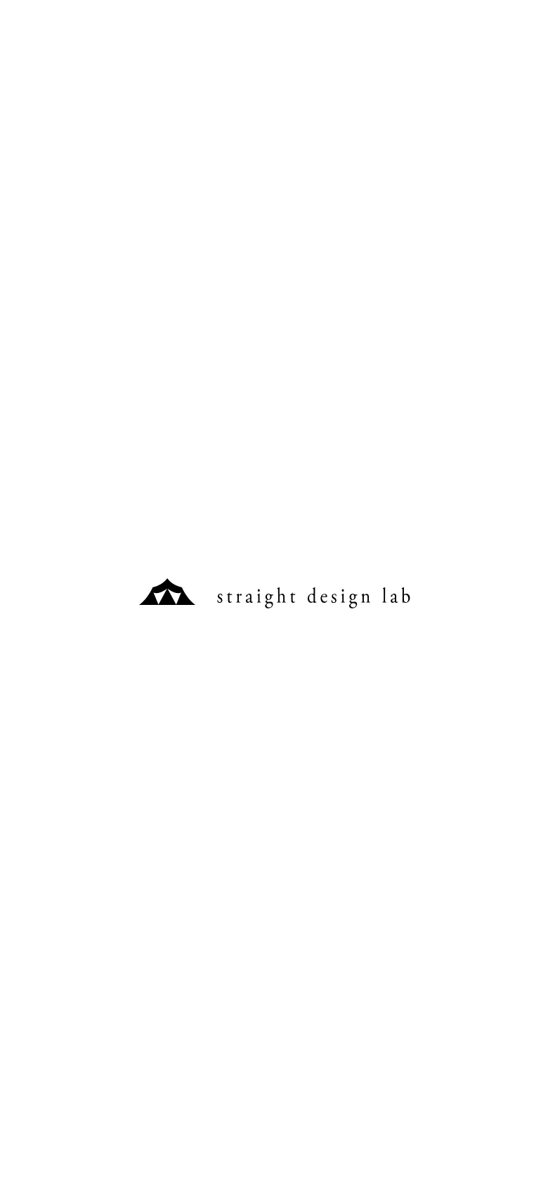 The mobile version simplifies the layout into a single vertical column for easier scrolling. The navigation bar is condensed, and the text content spans the full width of the screen, maintaining the clean, minimalist aesthetic and high-contrast black-on-white color scheme.