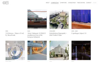 Creator Projects homepage website preview