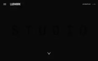Labwork Studio homepage website preview