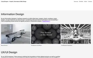 Cinzia Bongino homepage website preview