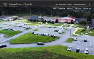 Episcopal School of Knoxville homepage website preview