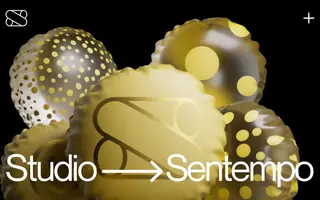 Studio Sentempo homepage website preview