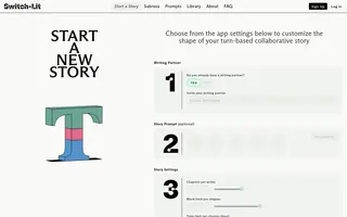 Switch-Lit homepage website preview