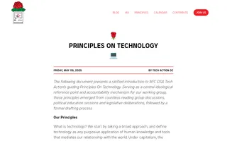 Techaction homepage website preview