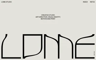 Lome Studio homepage website preview
