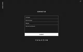 Good Hands homepage website preview