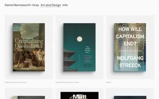 Daniel Benneworth-Gray homepage website preview