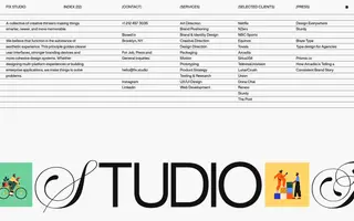 Fix Studio homepage website preview