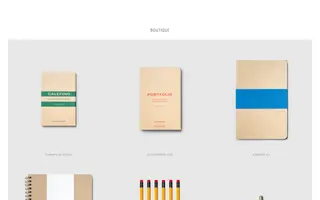 Calepino homepage website preview