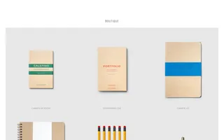 Calepino homepage website preview