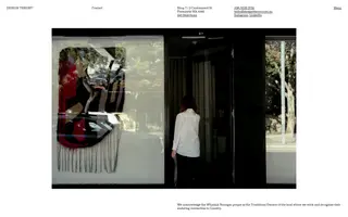 Design Theory homepage website preview