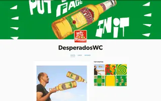 Way of the Desperados homepage website preview