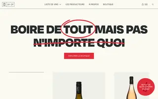 La QV homepage website preview