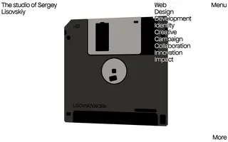 Sergey Lisovskiy homepage website preview