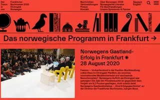 Norway2019 homepage website preview