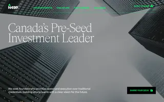 N49P homepage website preview