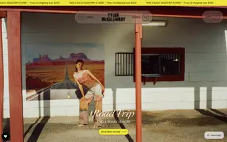 Tyler McGillivary homepage website preview
