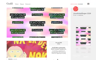 Grafill homepage website preview