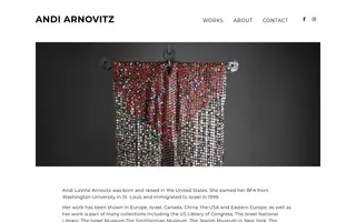 Andi Arnovitz homepage website preview