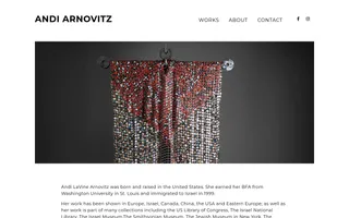 Andi Arnovitz homepage website preview