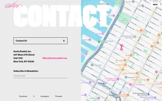 Karim Rashid homepage website preview
