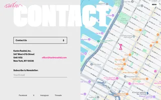 Karim Rashid homepage website preview