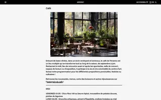Arsenic homepage website preview