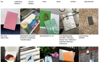 tria homepage website preview