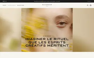 Daydream 1820 homepage website preview