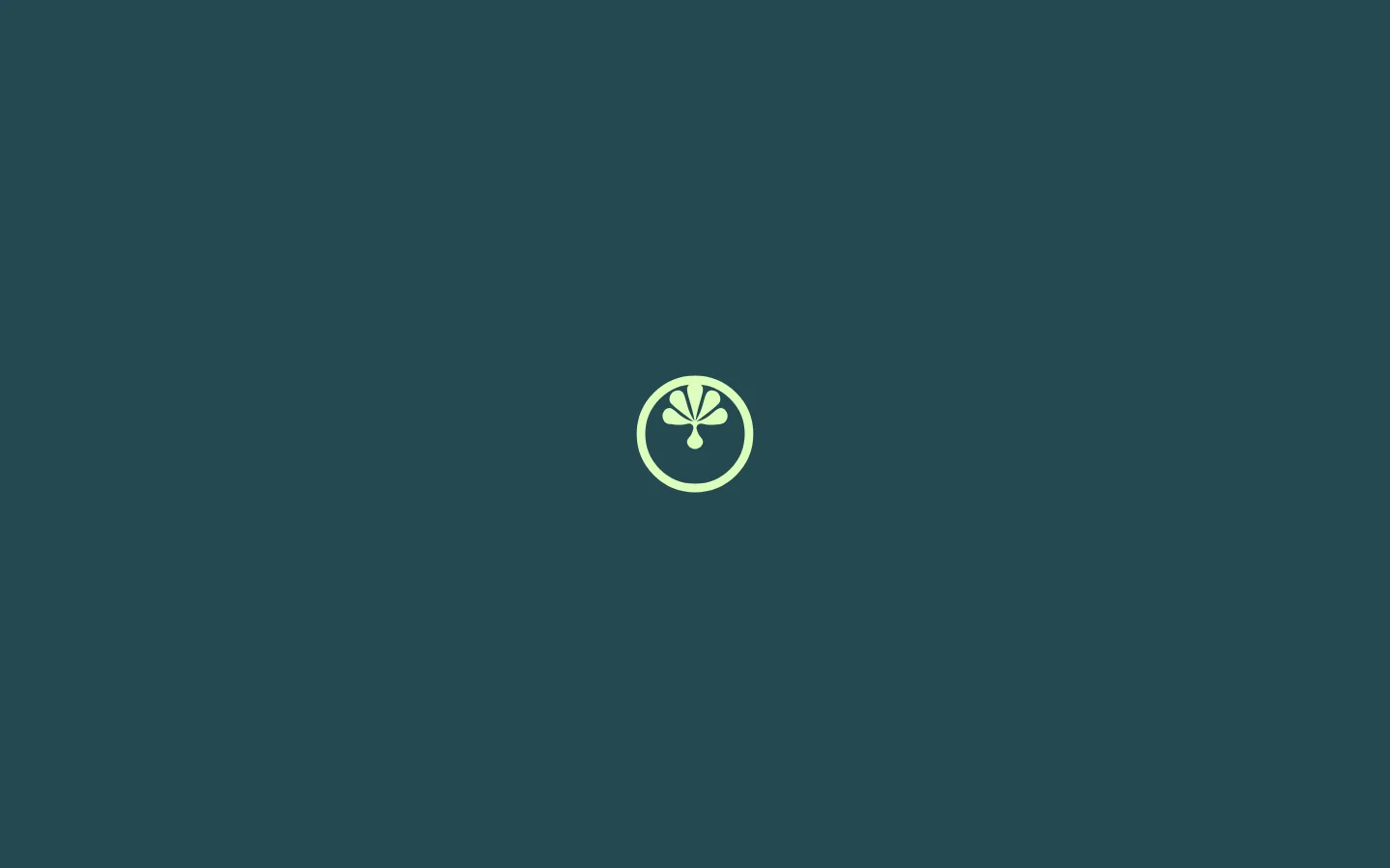The blog page features a dark teal background with a large headline, 'Stories that grow change,' followed by an introductory paragraph. Below, blog posts are arranged in a grid layout, each containing a date, a bold title, a short summary, and a 'Read more' link. The design is clean and minimalist, using white and light cream text for high contrast.