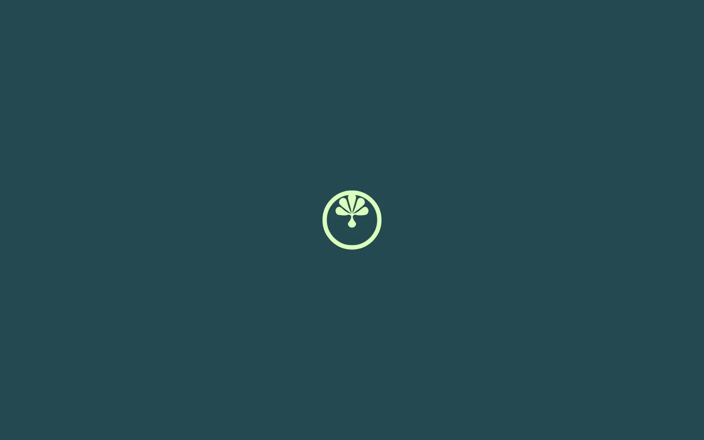 The blog page features a dark teal background with a large headline, 'Stories that grow change,' followed by an introductory paragraph. Below, blog posts are arranged in a grid layout, each containing a date, a bold title, a short summary, and a 'Read more' link. The design is clean and minimalist, using white and light cream text for high contrast.