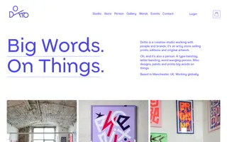 Dotto homepage website preview