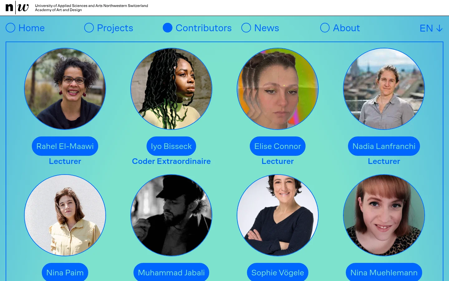 Imagine Otherwise About Us desktop website screenshot