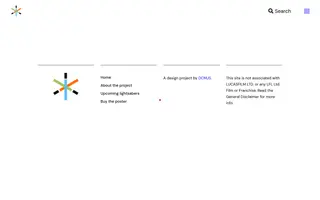 Lightsaber Archive homepage website preview