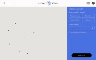 Szczera Sfera homepage website preview