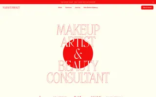 Margot Priolet homepage website preview