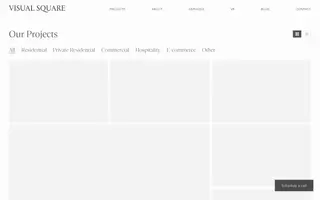 Visual Square homepage website preview