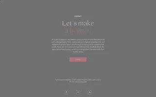 Spain Collection homepage website preview