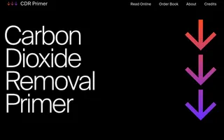 CDR Primer homepage website preview