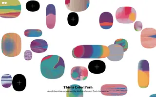 Color Push homepage website preview