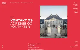 Designmuseum homepage website preview