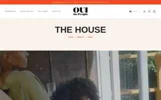 Oui the People homepage website preview