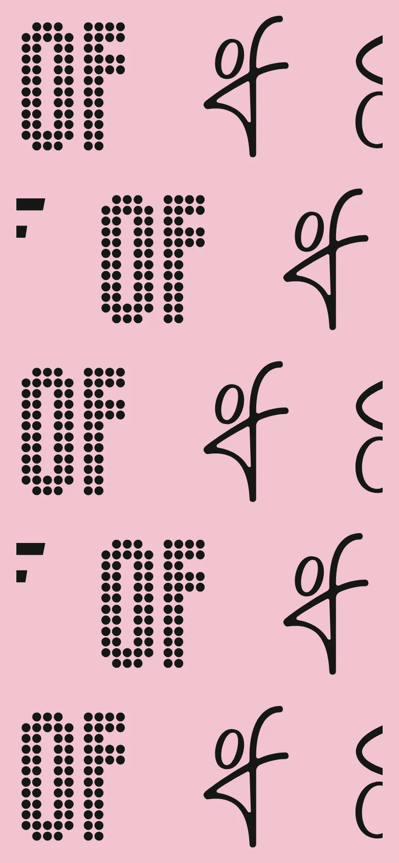 The mobile version maintains the dark green background and white text but shifts to a vertical layout. The 'Let's Vibe' cursive headline is positioned at the top, followed by the contact names, emails, and address stacked in a single column for easier scrolling. The navigation links are condensed to fit the narrow screen width.