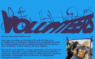 Dekmantel Festival homepage website preview