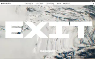 Swiss Typefaces homepage website preview