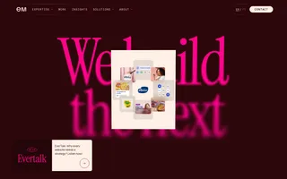 Evermade homepage website preview